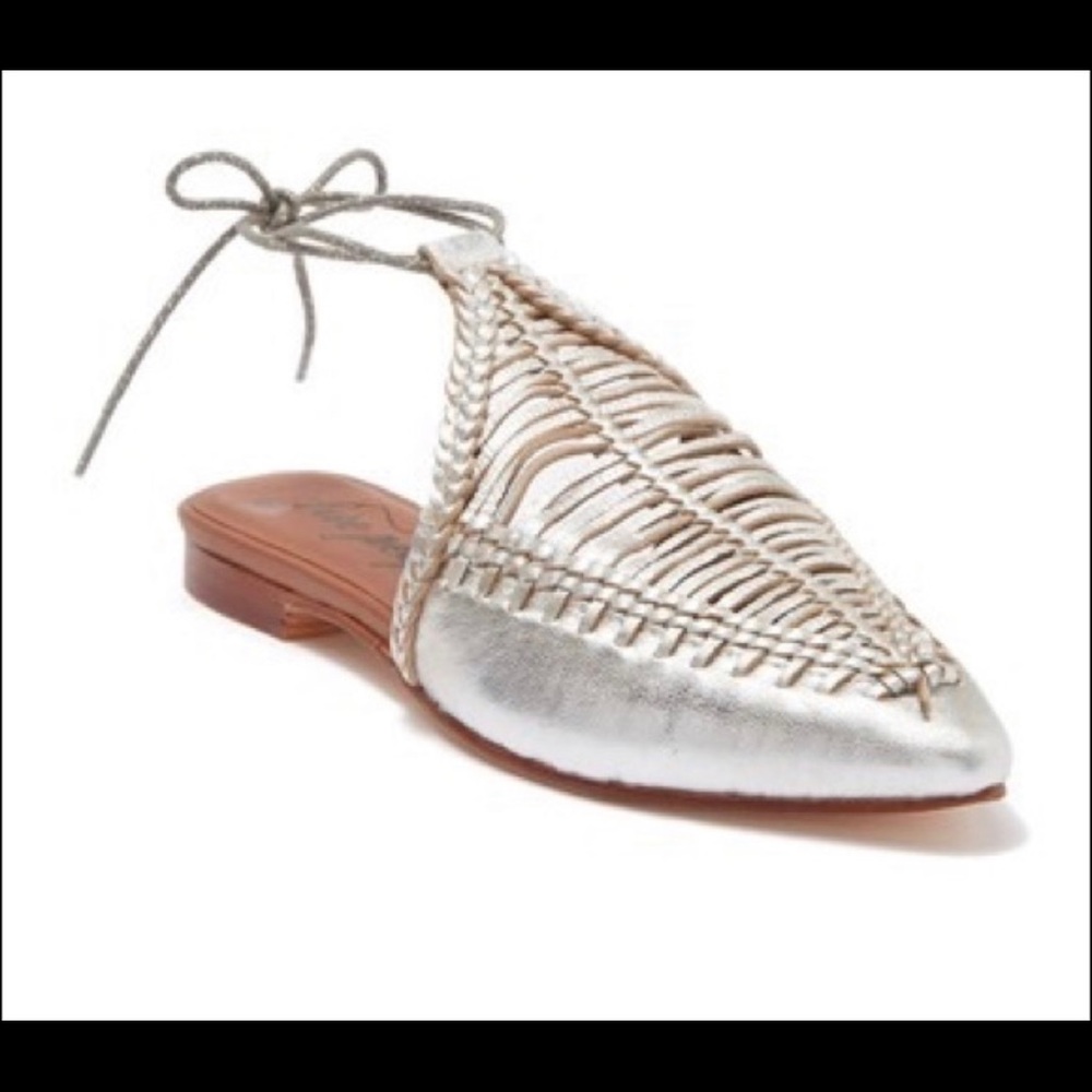 Free People Dana Silver Flat